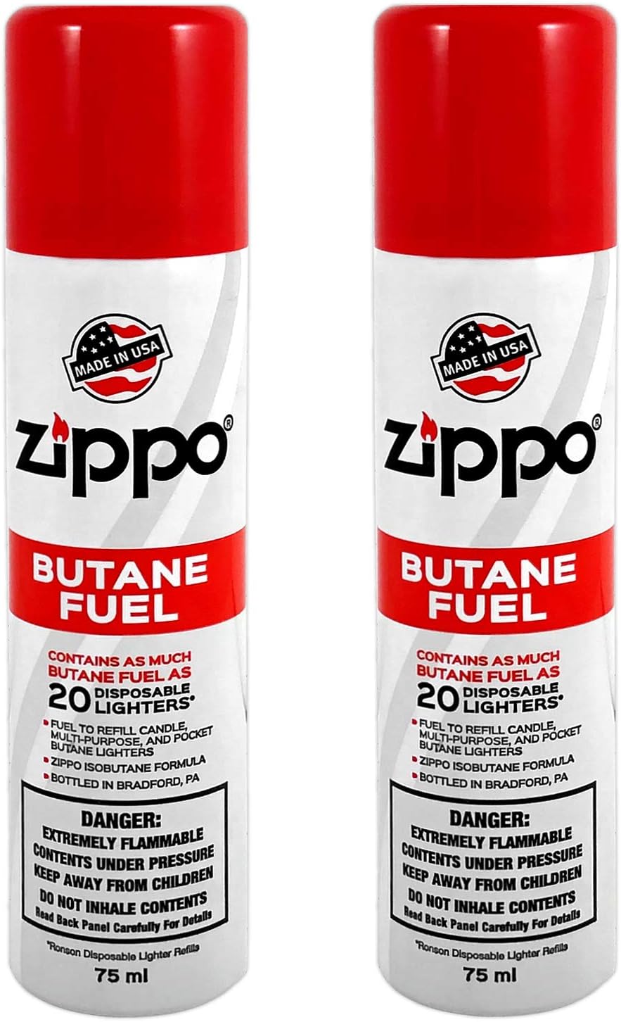 Butane Fuel 75 Milliliter / 2.5 Ounces (2-Pack)