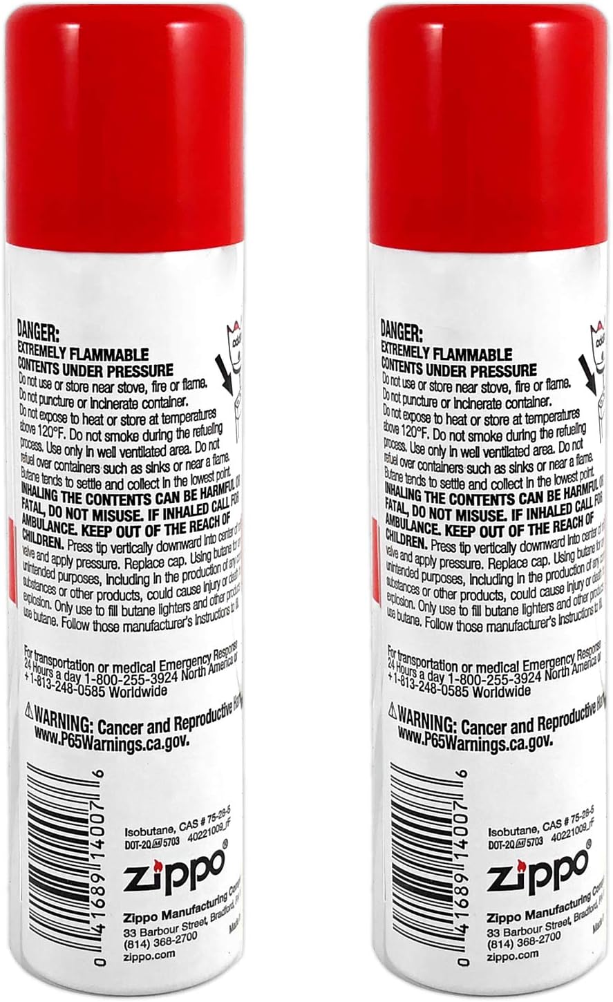 Butane Fuel 75 Milliliter / 2.5 Ounces (2-Pack)