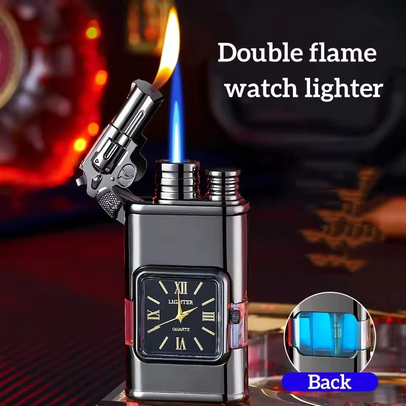 Torch lighter with Modern Clock