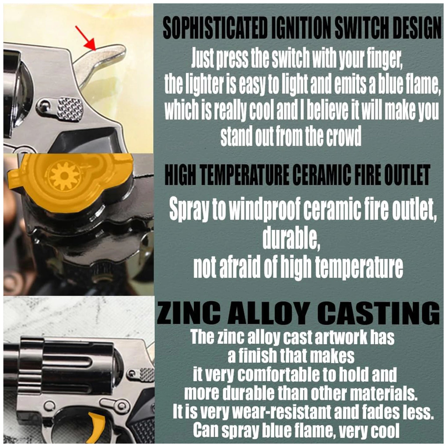 Revolver Torch Lighter